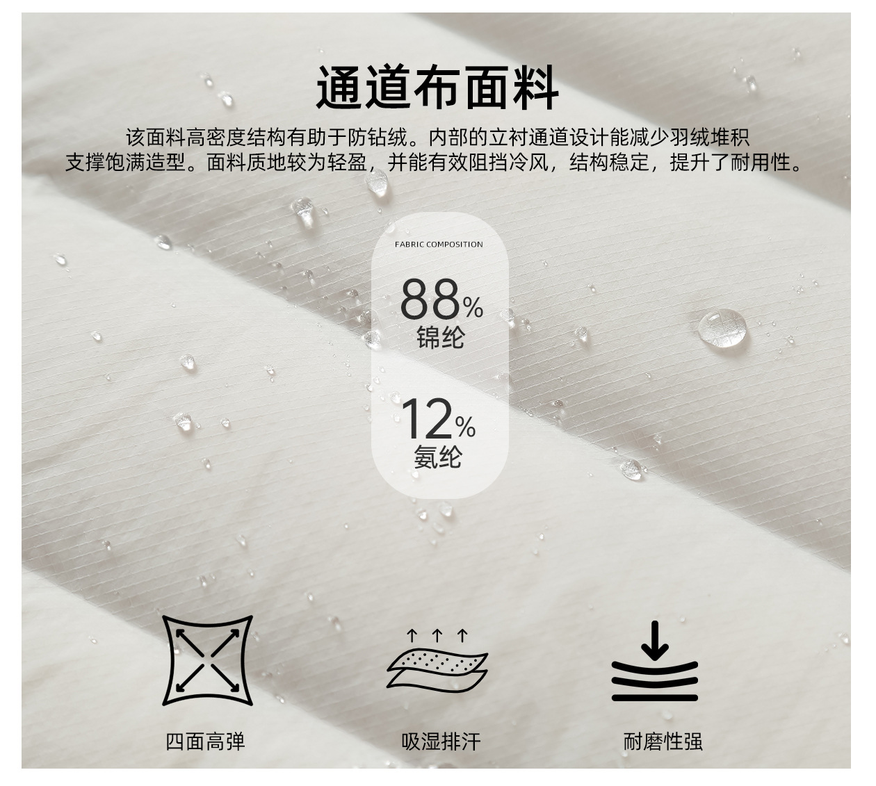 秋冬新款防水轻薄羽绒服女修身显瘦短款连帽立领保暖外套DAW008详情5