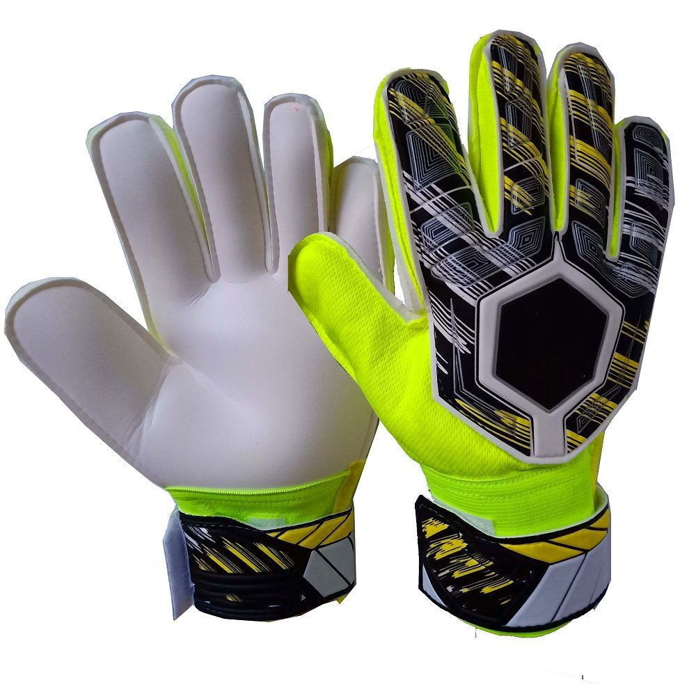 Professional training gloves for football, primary and secondary school goalkeeper, children's anti-slip goalkeeper gloves with latex finger protection Item Picture