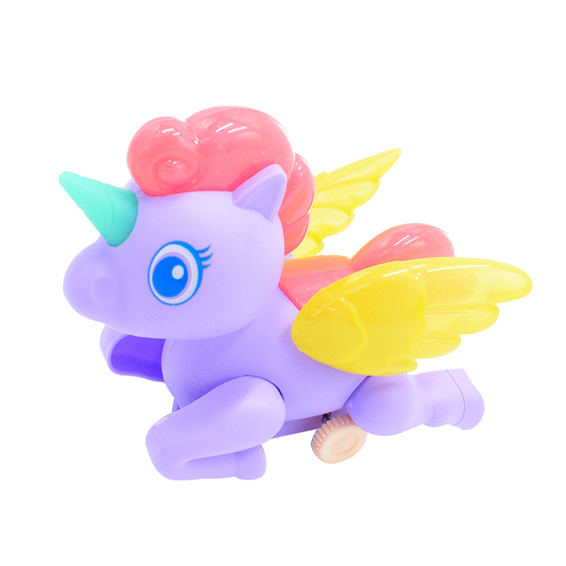 Spring-wound unicorn toys, wire pulling, glowing new, unique treasures, gifts, children's creative small toys, street stall toys wholesale 1 Item Picture