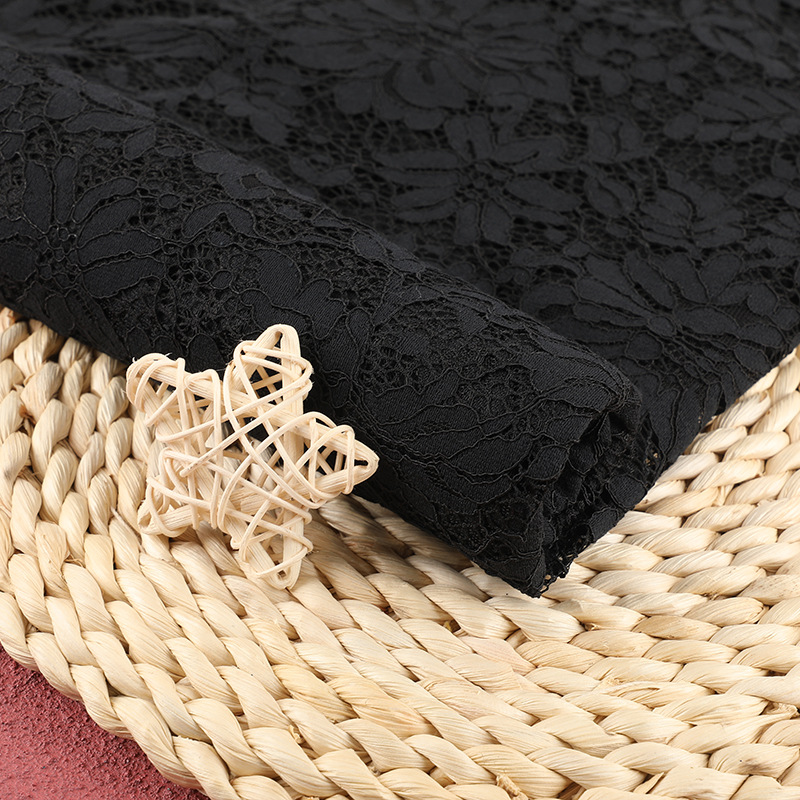 Elastic lace fabric Specification image