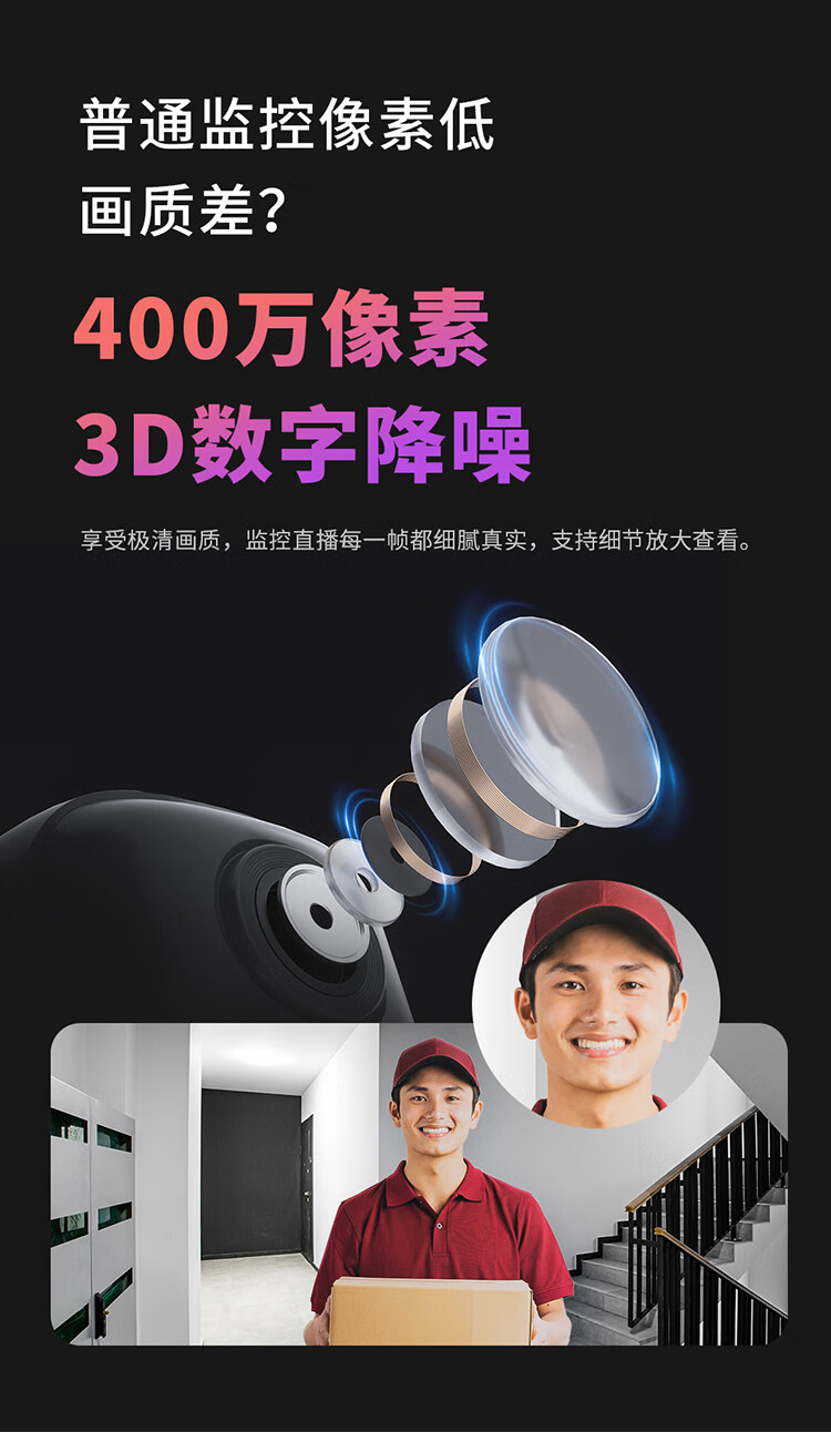 Shenmu SC4 home camera AI detection, unplugged and punch-free 4G remote monitoring for both indoor and outdoor use pic 14