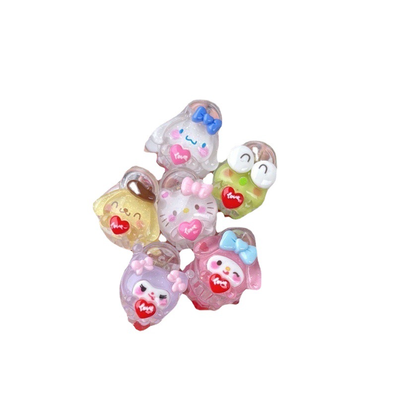 Sanrio abrazo amor pequeño clip ins nuevo cute estudiante chica liu mar clip tiara tarjeta de pelo roto Item Picture