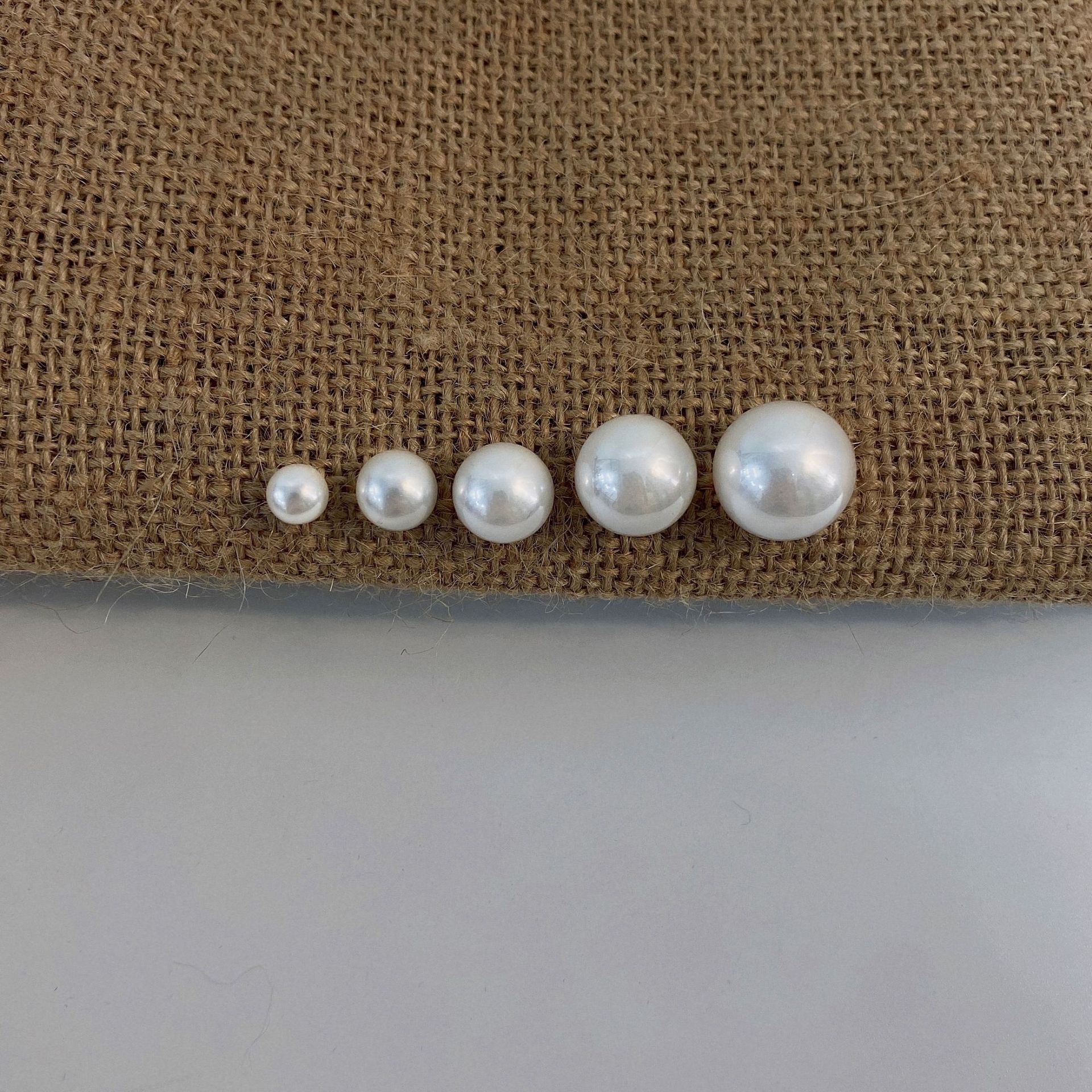 Han Dynasty 925 silver needle retro friary pearl earrings female daily temperament simple South Korean Internet red with the same earrings tide Specification drawing