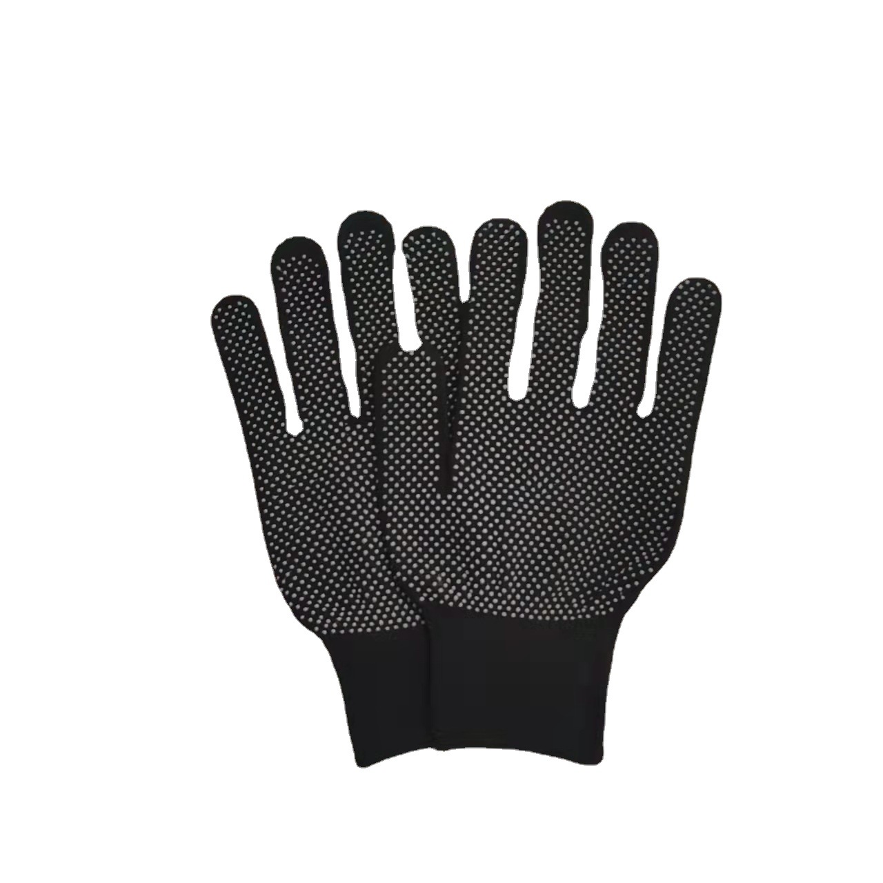 Breathable nylon gloves Adhesive gloves Bead gloves Drivers thin black wear resistant anti-slip protective gloves Item Picture