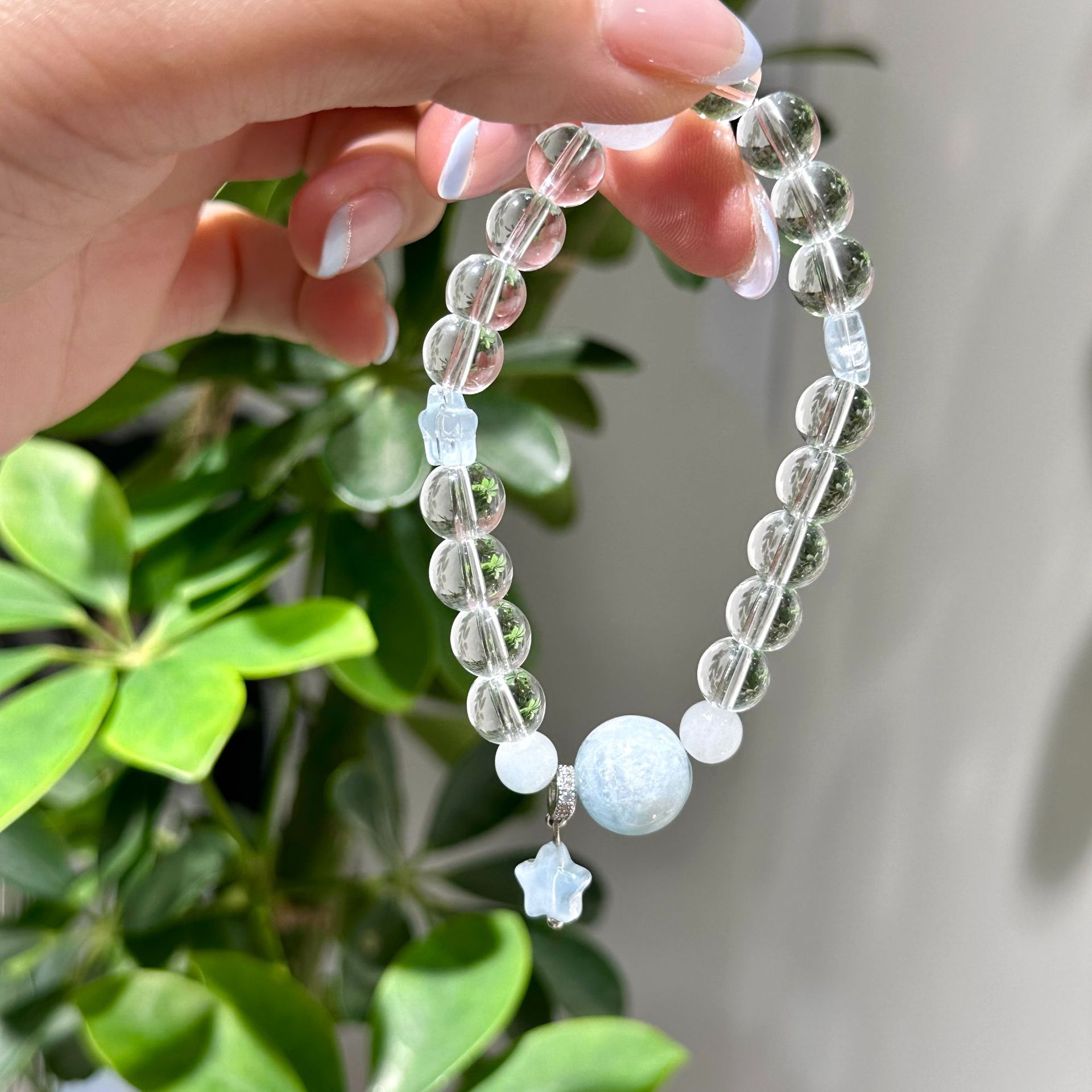 时尚小众款式手工手串天然优质水晶闺蜜情侣女生节日生日百搭饰品