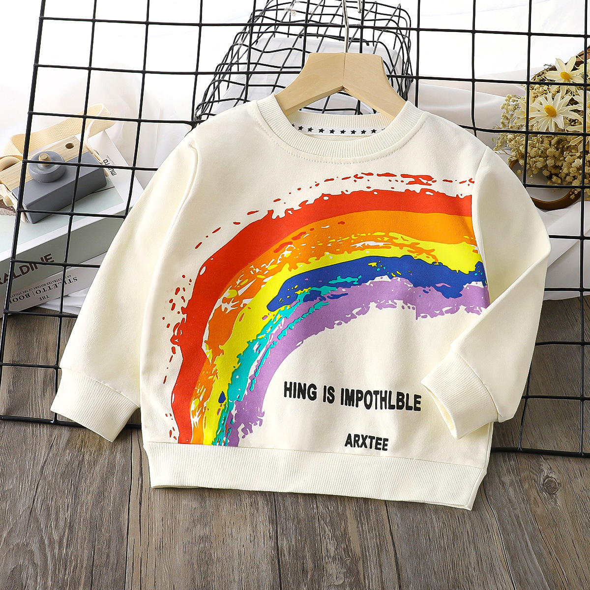 Children's clothing, children's hoodies 2025 autumn collection, pure cotton long-sleeved T-shirts for boys and girls, single tops, infant and baby pullovers Specification image