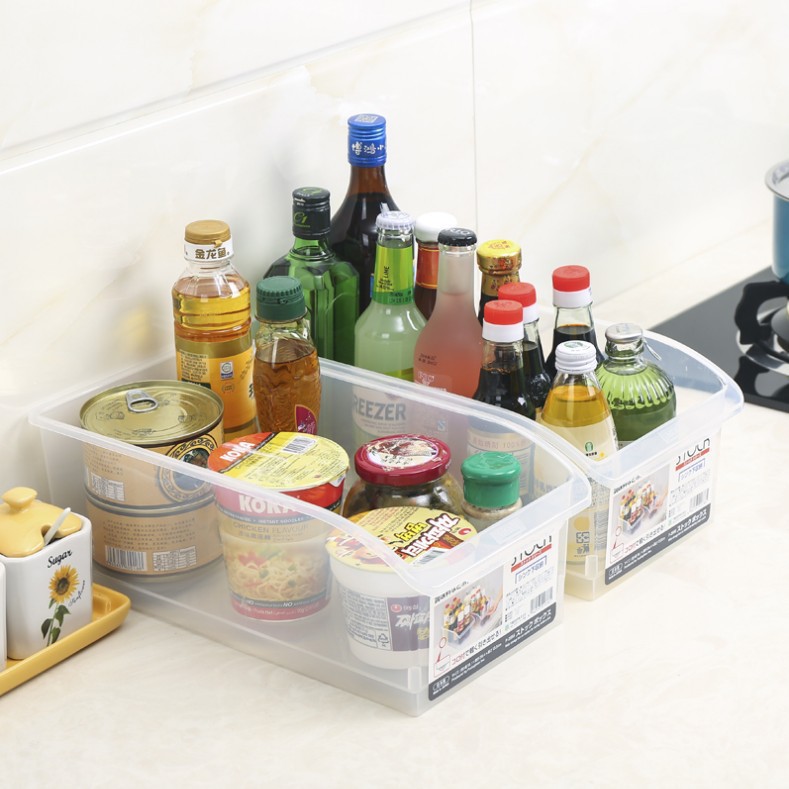 Japanese drawer refrigerator preservation storage box Kitchen food storage and organizing box transparent plastic vegetable storage box details Picture