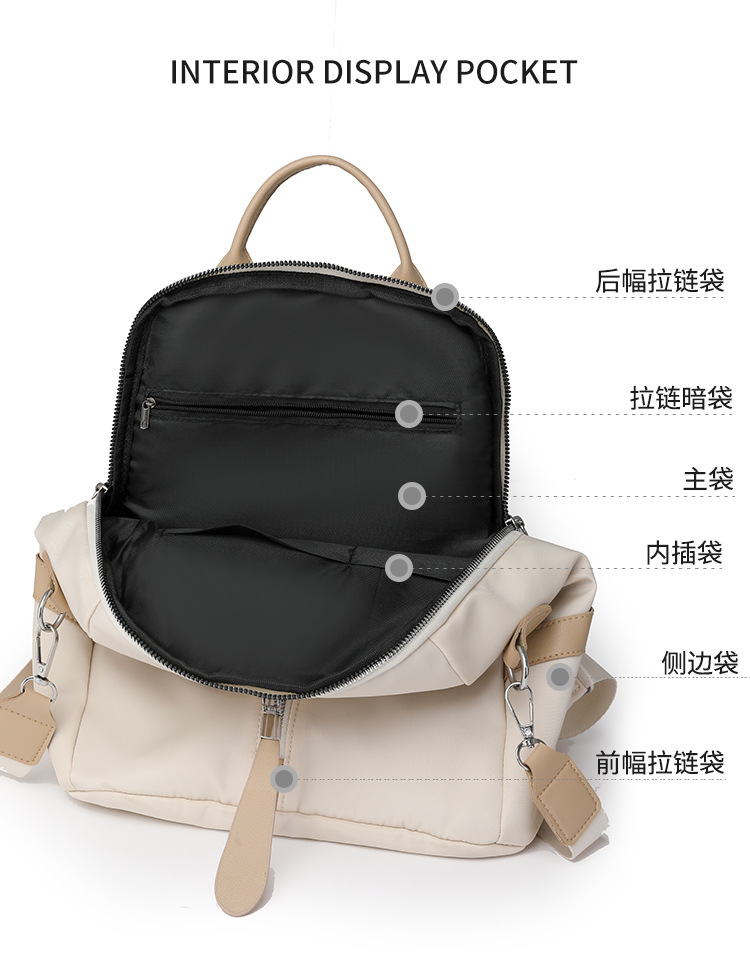 批发女包2024新款印花双肩包女士两用防盗背包流行易搭韩版书包详情25