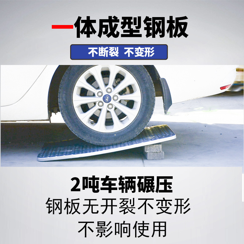 钢板折叠小推车平板车加厚搬运车静音重型小拖车手推车拉货车家用细节图