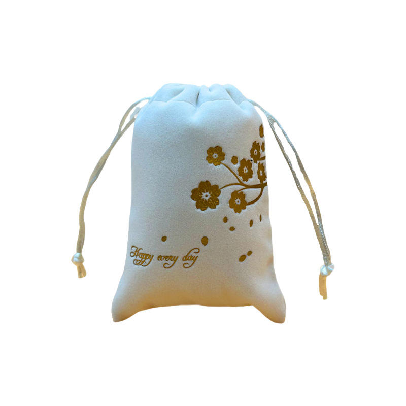 Factory wholesale gift drawstring bags, exquisite small bags, gilded craft velvet bags, Korean silk storage bags Application Scenario