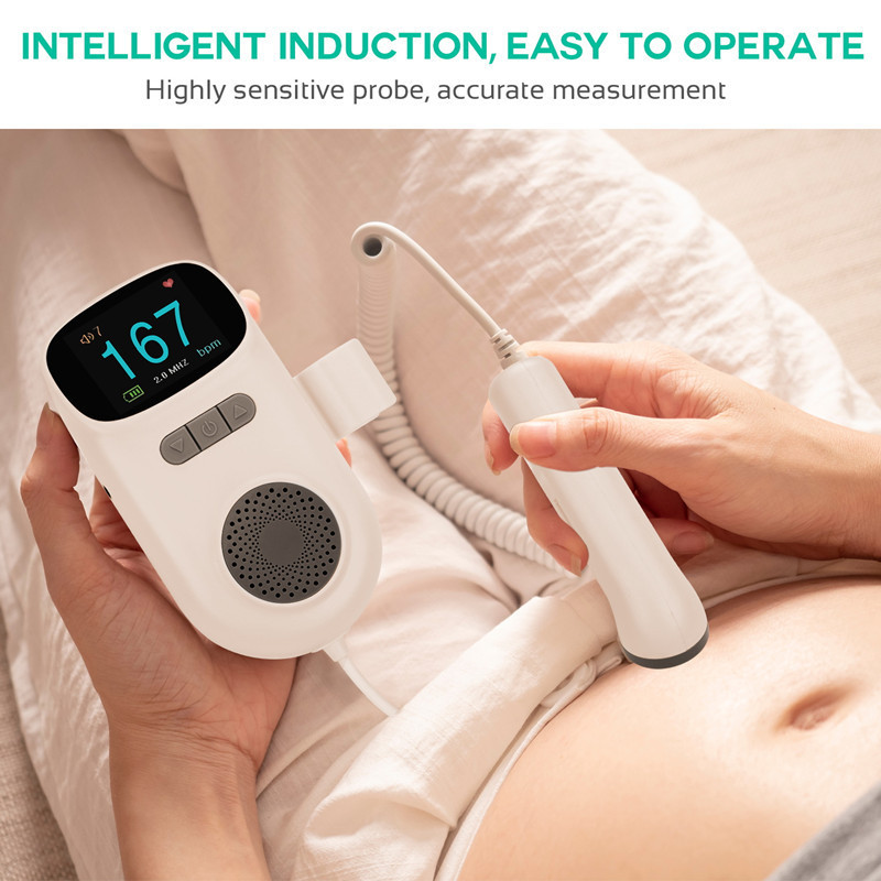 Cross-border exclusive ultrasonic Doppler fetal heart monitor, English packaging, portable home for monitoring fetal movement Application Scenario