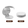 Folding cup holder, desk cabinet door, no-drilling coffee storage rack, home dormitory wall-mounted cup holder Item Picture