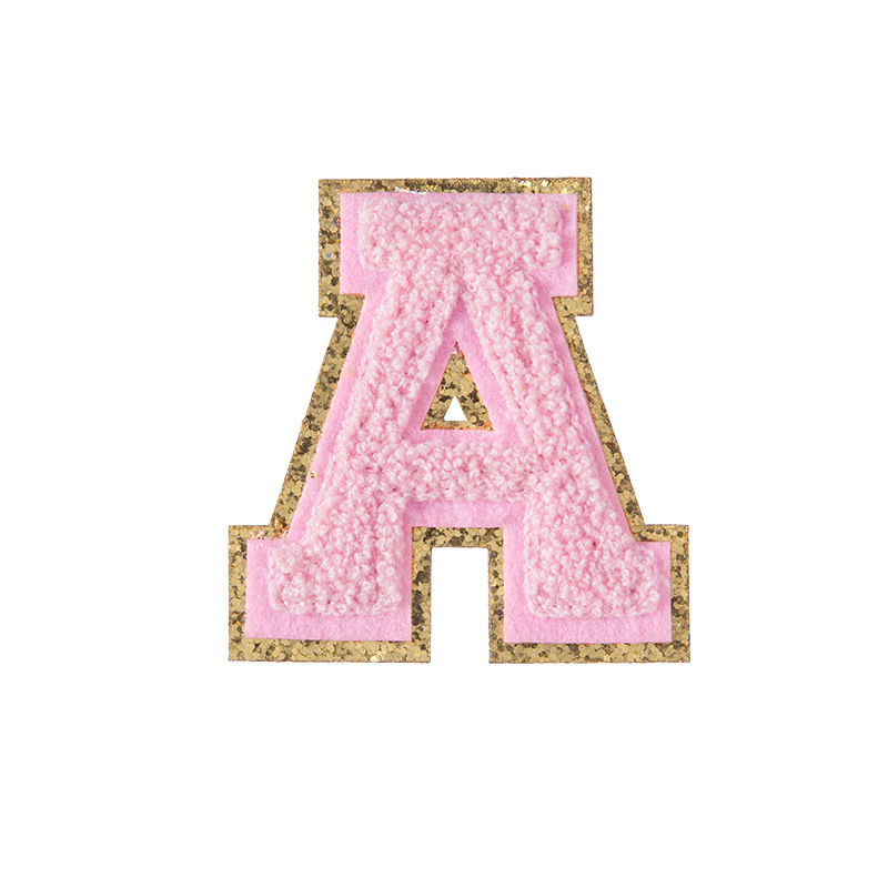 Manufacturers Spot Multi-Color Phnom Penh Embroidered Chapter Towel Embroidered 26 English Letters Embroidered Cloth Bag Patch Item Picture