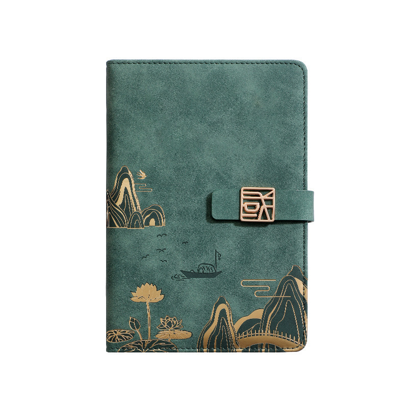 Guochao Business Notebook Set Enterprise Company Activities Gift Text Creation High-Grade Gift Box Thickened Book Printing Logo Item Picture