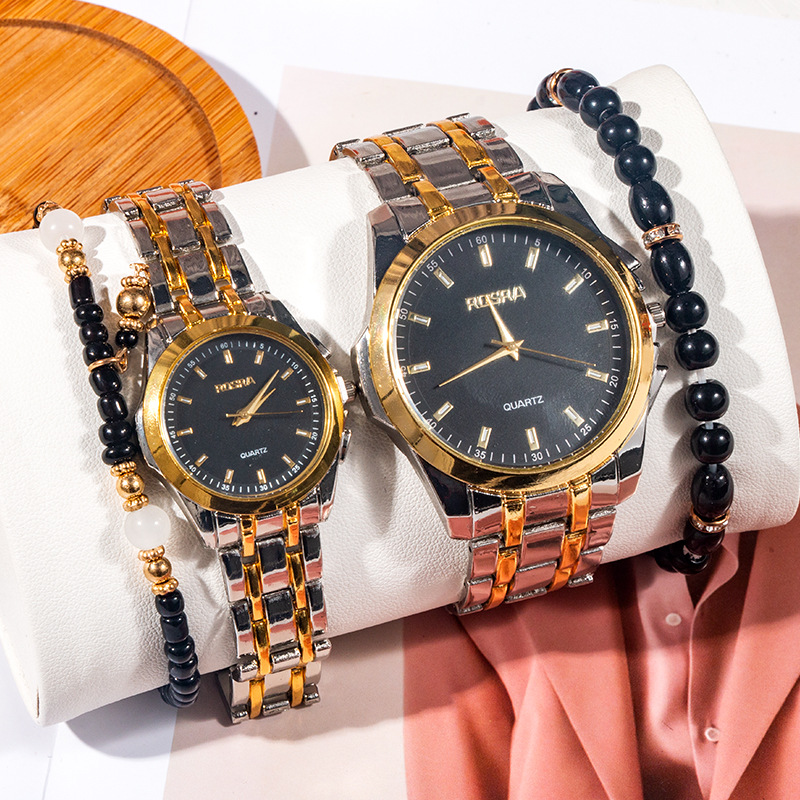 Cross-border men's watch set, business quartz watch, couple bracelet and souvenir set, Valentine's Day gift for boyfriend details Picture