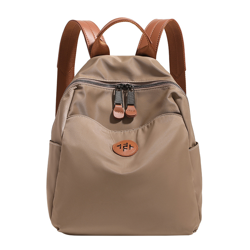 轻便尼龙布小背包女2025新款时尚防水牛津布旅行包通勤简约双肩包详情图5