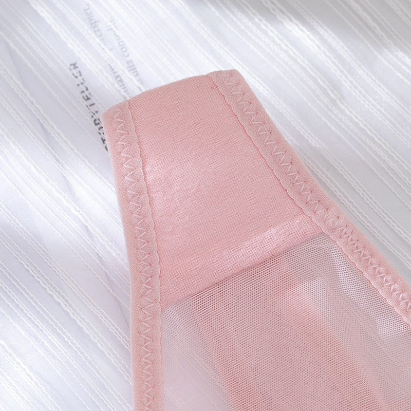 Lace Transparent Sexy T Pants Thin Belt Hollow Temptation Underwear Fun Cotton File Low Waist Thong For Women Cross-Border Application Scenario