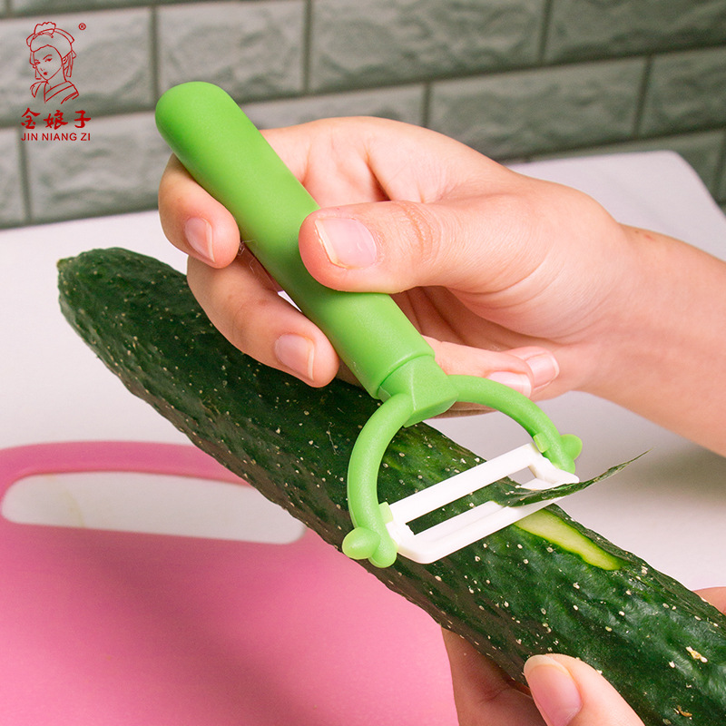 Yangjiang Jinniang Fruit Planer Vegetable Peeler Fruit Peeling Planer Multi-Purpose Kitchen Household Ceramic Planer Wholesale details Picture