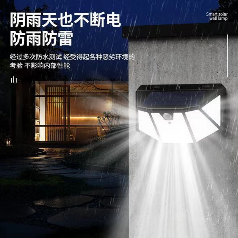 Human body sensor lamps, solar hanging lamps, waterproof street lamps, solar garden lamps, ultra-bright wall lamps for household and outdoor lighting Application Scenario
