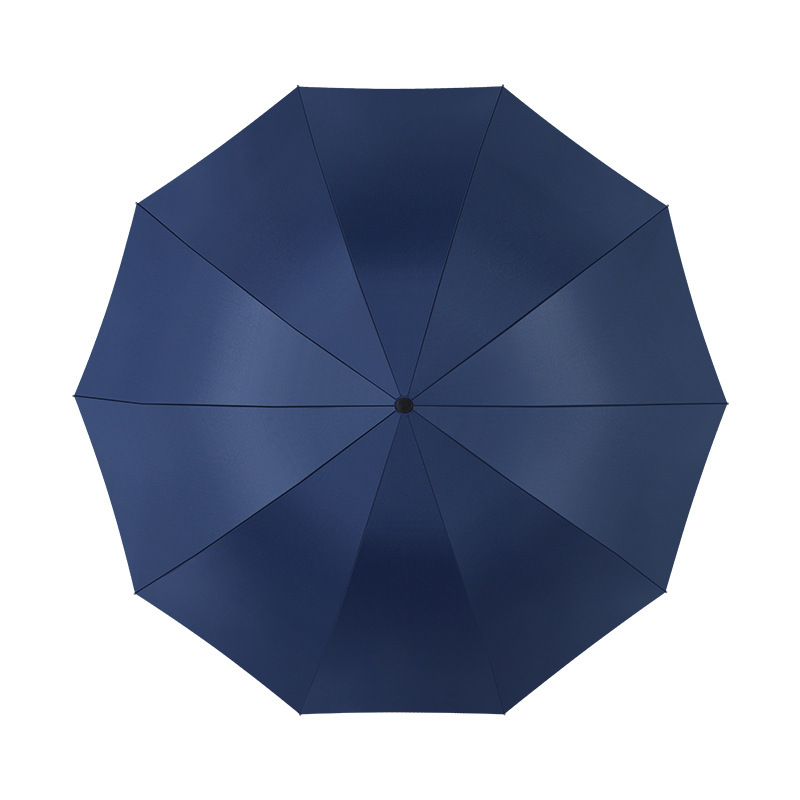 A large quantity of wholesale umbrellas for both sunny and rainy days, super large three-fold umbrellas, fully automatic men's large 10-bone double umbrellas to shield from the sun Item Picture