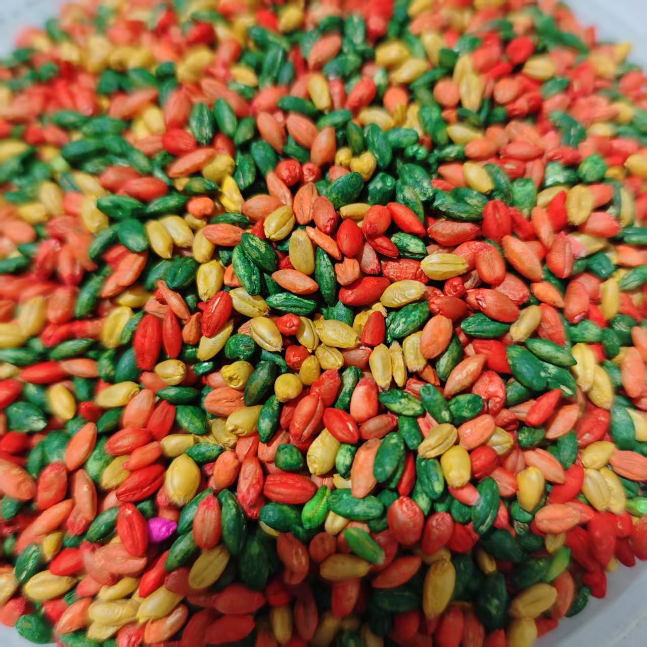 批发佛教三色供米青稞法米计功德噶乌盒经书配件供奉捐赠用品现货