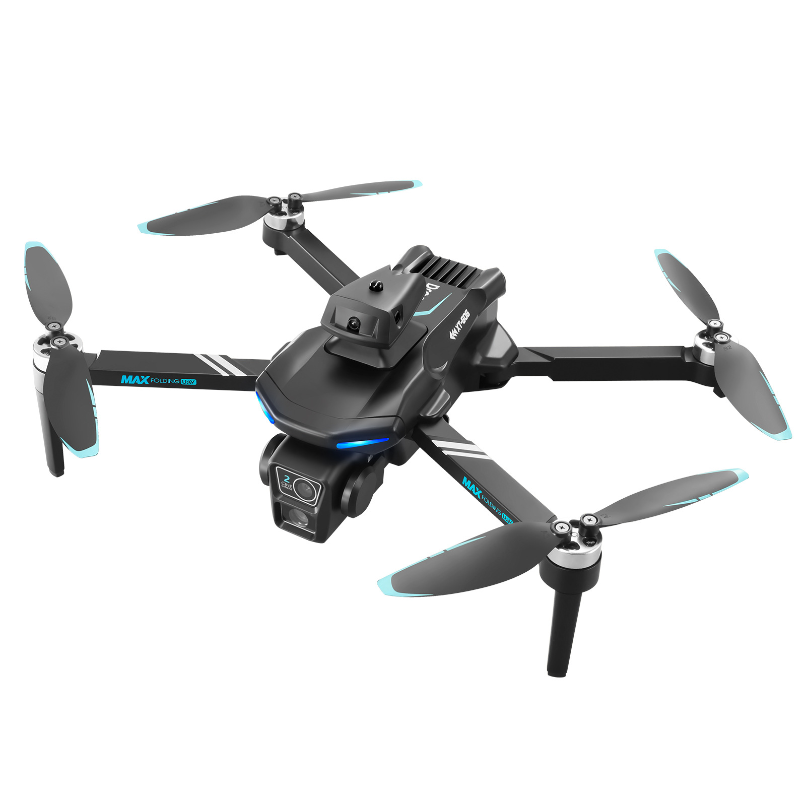Cross-border XT606 UAV aerial photography HD long endurance optical flow obstacle avoidance dual lens remote control aircraft toy drone Item Picture