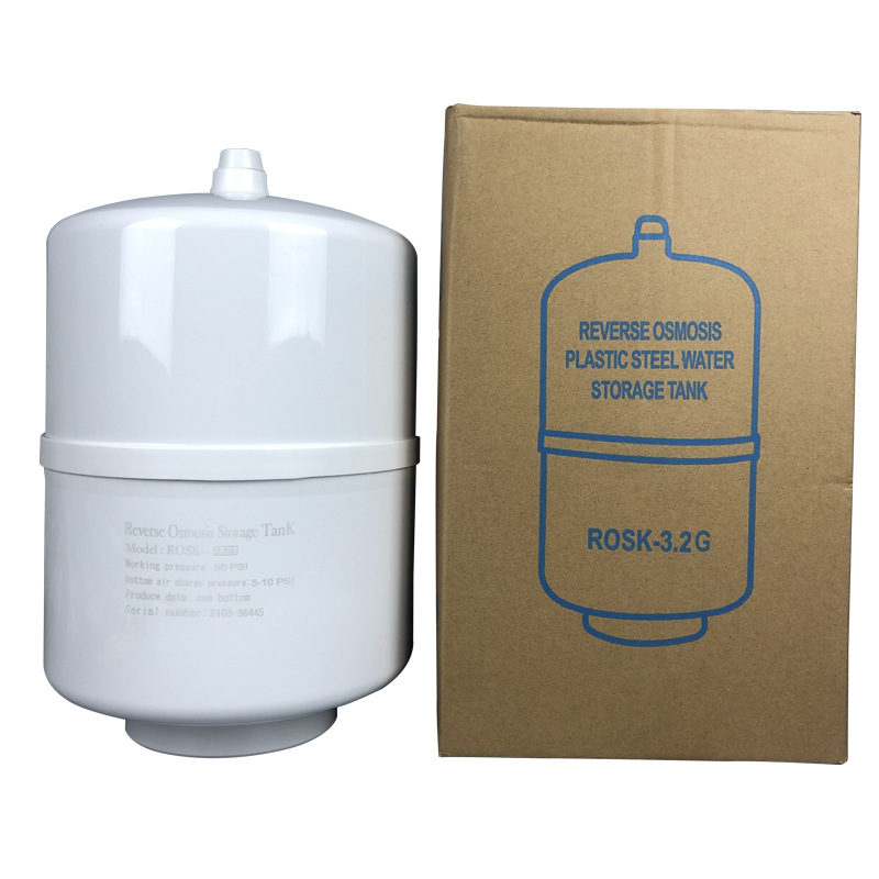 Water purifier accessories 3.2G carbon steel pressure bucket, pressure water storage tank, RO pure water machine tank, Water purifier pressure bucket Specification image