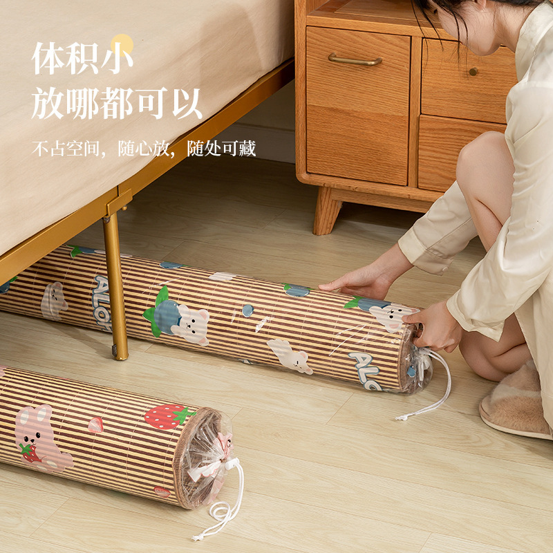 凉席收纳袋凉席防尘套防潮防尘罩可水洗束口抽绳席子详情图3