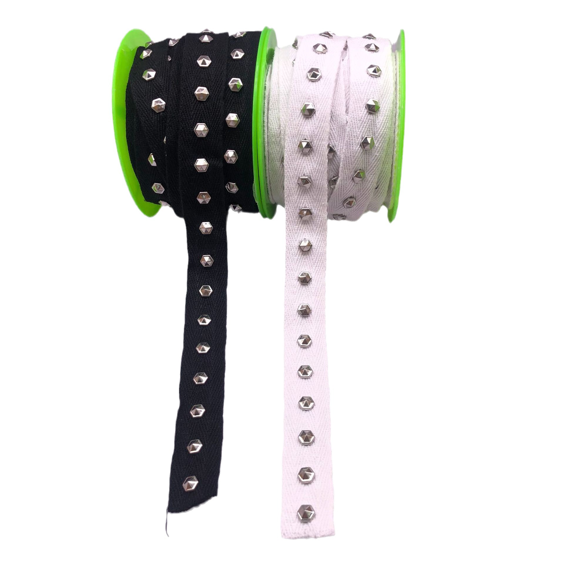 European Style Riveted Ribbon Jewelry Hat Pet With Fun Underwear Ribbon Nailed Beaded Edge Ribbon Item Picture