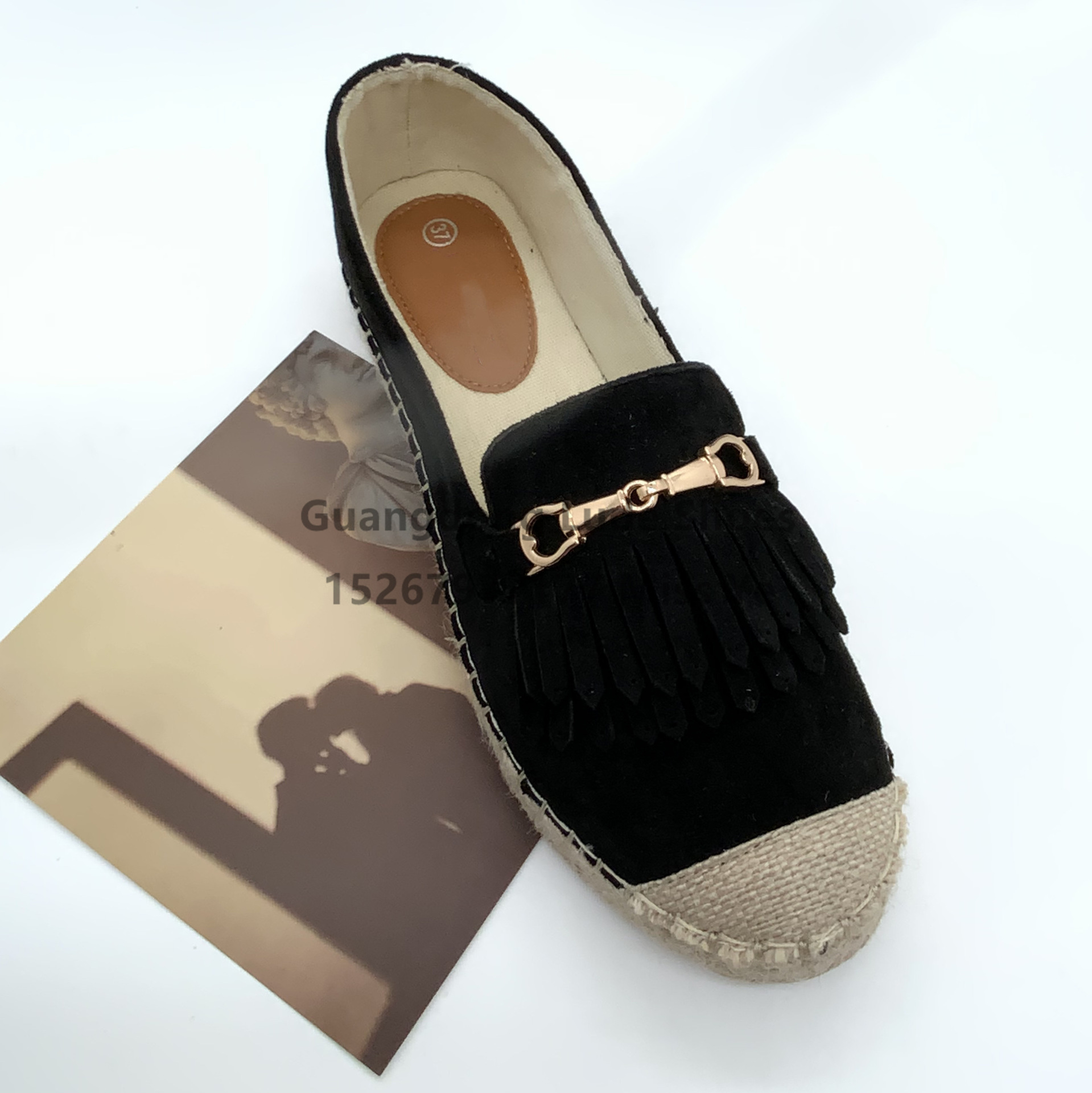 [Support Mixed Batch] Women's Thick Sole Single Shoe Flannelette Increase Thick Sole Single Shoe Women's Guangzhou Women's Shoes Craft Shoes Casual Application Scenario