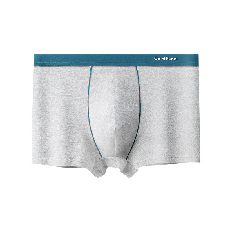 80s Xinjiang cotton pure cotton men's underwear, men's four-corner pants, graphene antibacterial, traceless, large-sized flat corner shorts Item Picture