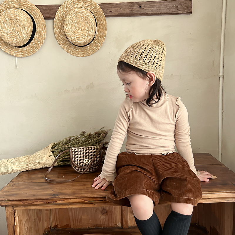 Ropa de niños ropa de niñas al por mayor otoño 2022 nuevo bebé niños leggings estilo de otoño agaric edge una pieza de reemplazo de pelo Specification image