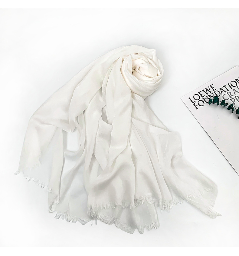 新款跨境纯色热销包头围巾须须边马来西亚女士单色外贸大尺寸披肩详情14