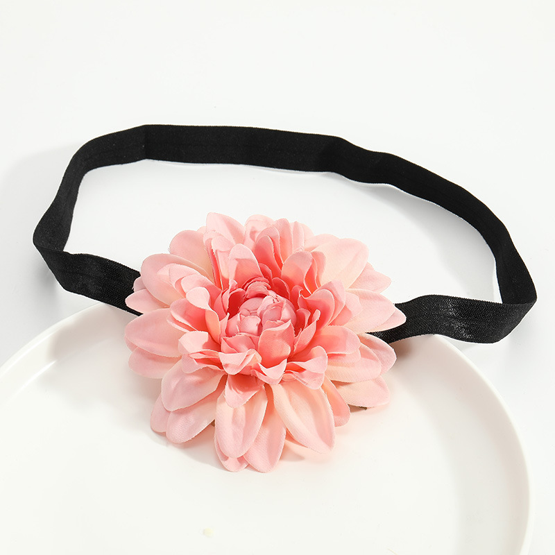 Korean-style fashionable fabric handcrafted flower headband wedding and festival headwear decoration, paired with retro girl hair bands and hair accessories