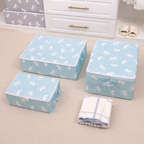Quilt storage box Shoes bed bottom storage box Wardrobe pants clothes organizer box cotton quilt storage bag wholesale