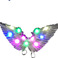 LED彩灯闪/羽毛翅膀/天使翅膀白底实物图