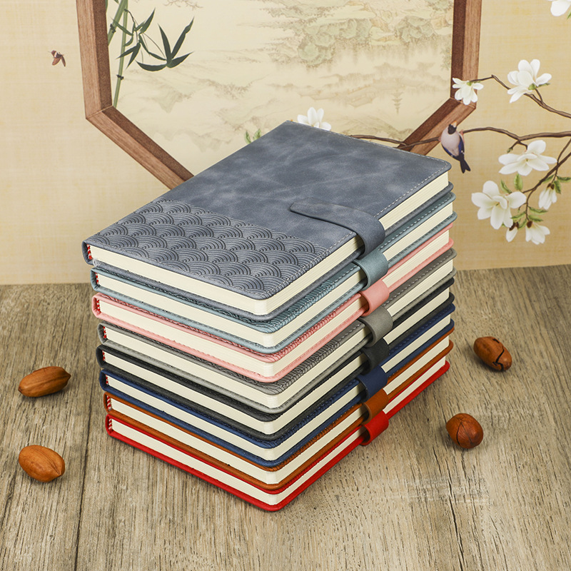 Spot Xiangyun Hidden Button Stationery A5 Multi-Functional Pocket Notepad Practical Student Notebook Group Can Be Logo details Picture