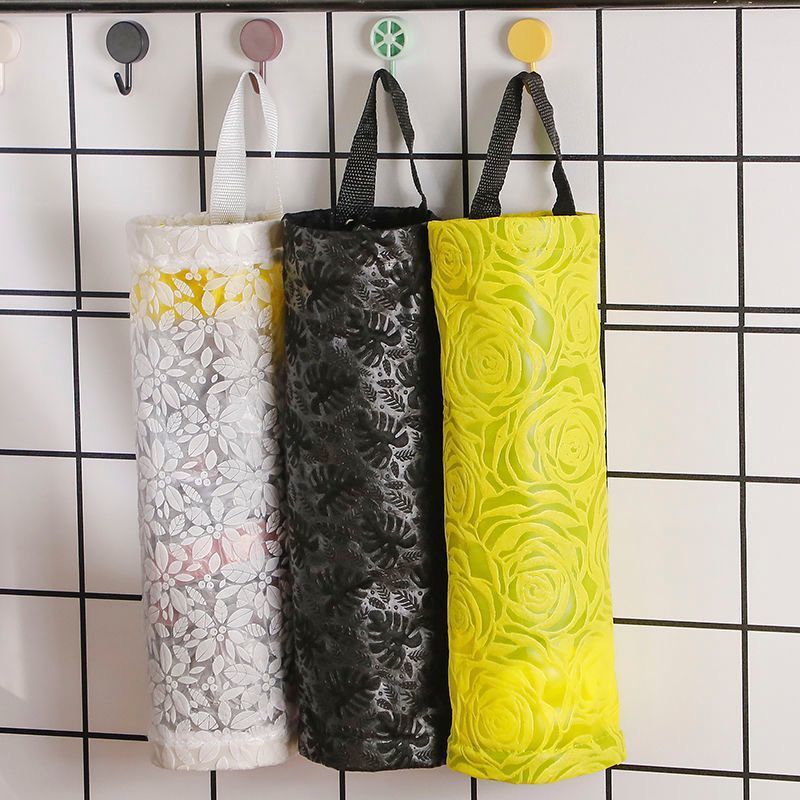 Kitchen waste bag storage hanging bag Application Scenario