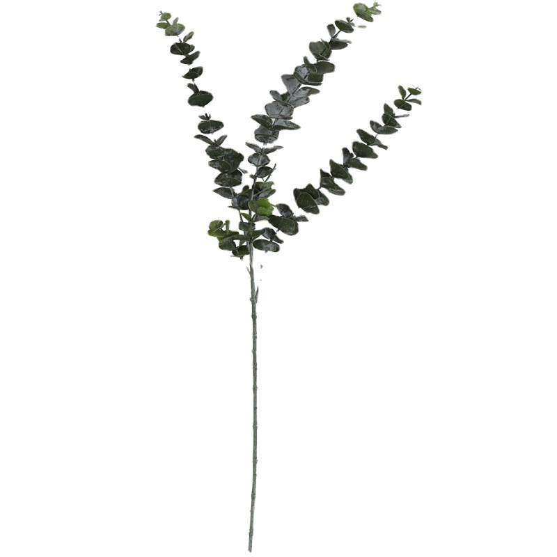 Lan Kwai Fong Simulation Plant Soft Plastic Eucalyptus Money Leaves Wedding Home Decoration Simulation Flower Green Plant Bonsai Item Picture
