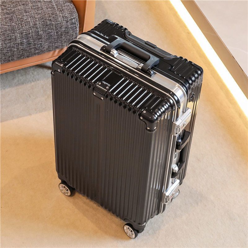 Luggage Small Aluminum Frame Luggage Trolley Box Women's And Men's Cardan Wheel Application Scenario