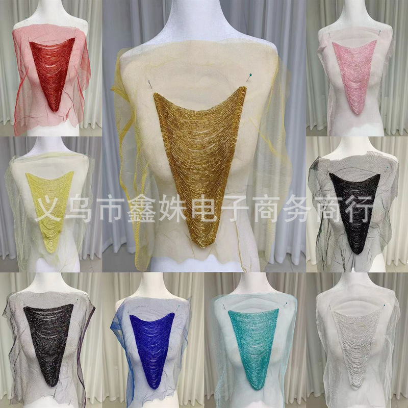 跨进货源欧美性感多层流苏几何衣饰 肩饰高端服装配饰