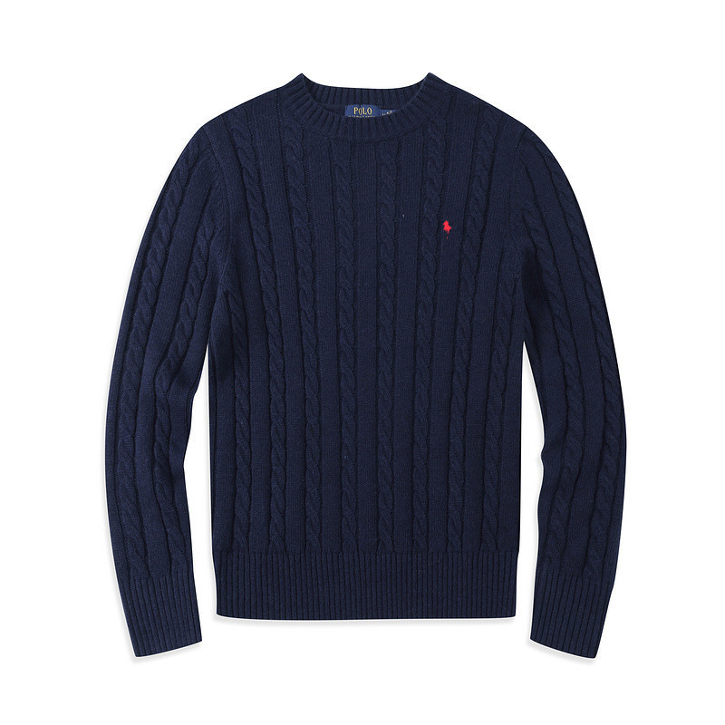 Men's 2024 new autumn and winter sporty youth trend round-neck pullover fashion coat, top knitted sweater, casual sweater Application Scenario