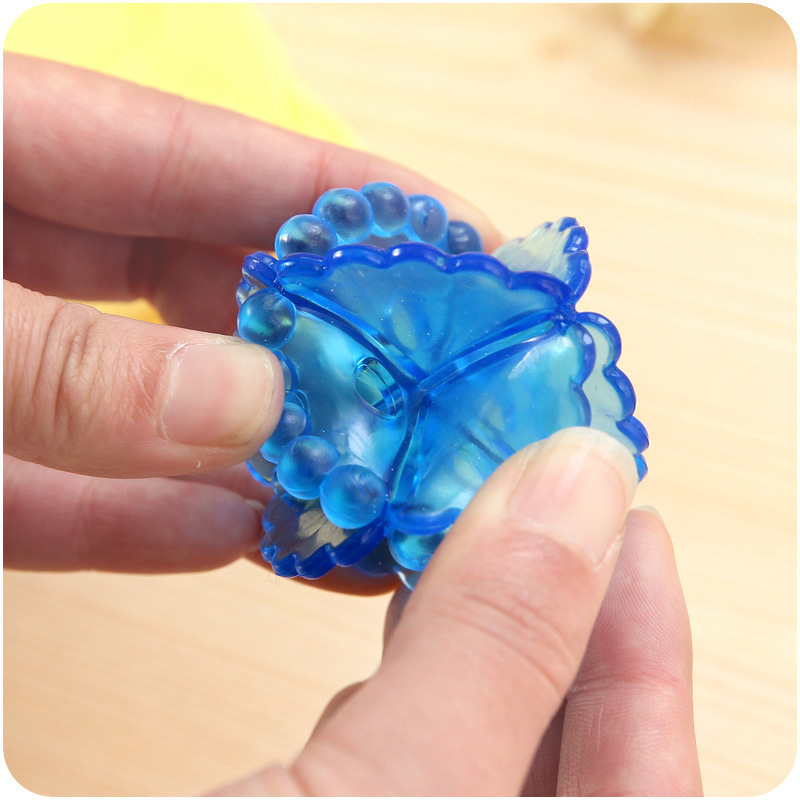 Color Clear Magic Wash Ball Magic Decontamination Laundry Ball Anti-Entanglement Cleaning Ball Specification drawing
