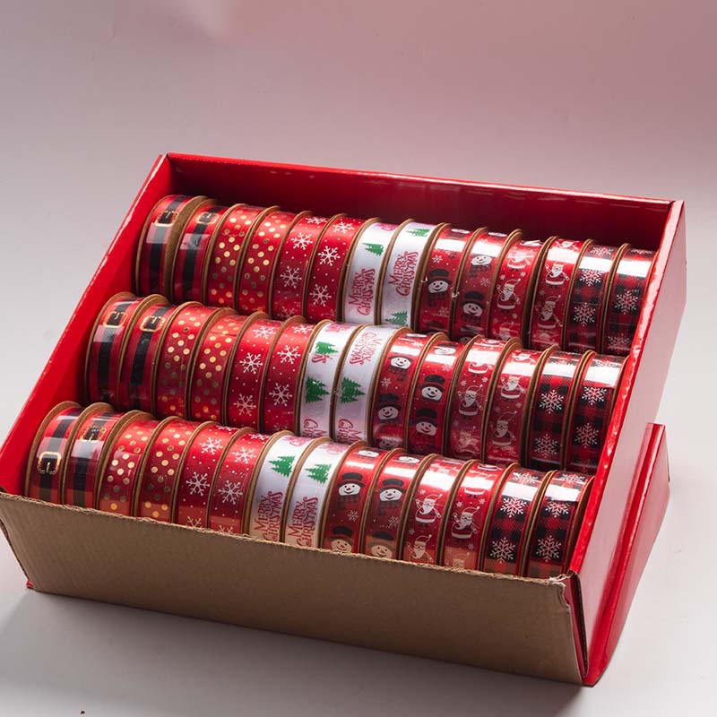 Christmas Series Packaging With Christmas Snow Santa Claus Gift Box Packaging Christmas Gift Ribbon Gift Box Specification drawing
