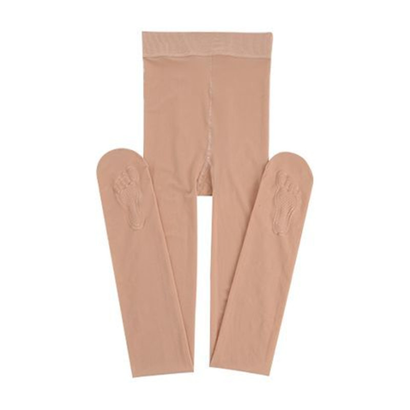 钢丝袜女春夏白底实物图
