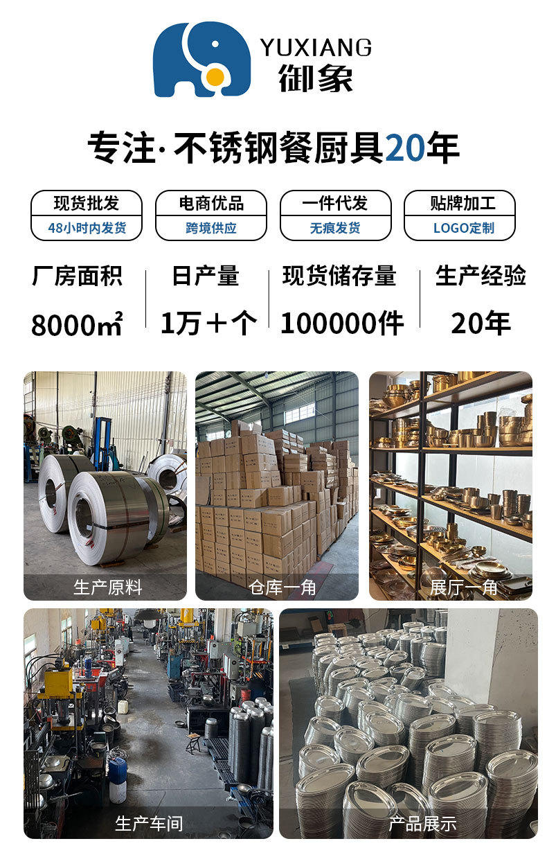 复古不锈钢圆盘冷菜盘甜品盘牛排盘餐具做旧锤纹特厚平底托盘浅盘详情1