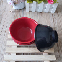 2 yuan 2 yuan small bowl melamine bowl small red bowl hot pot bowl two-color bowl 2 yuan tableware