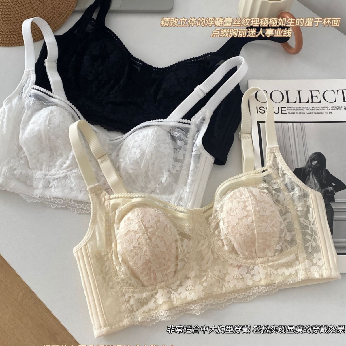 美背心女士夏季/美背/外扩胸衣/少女小背心/内衣女士v领性感产品图