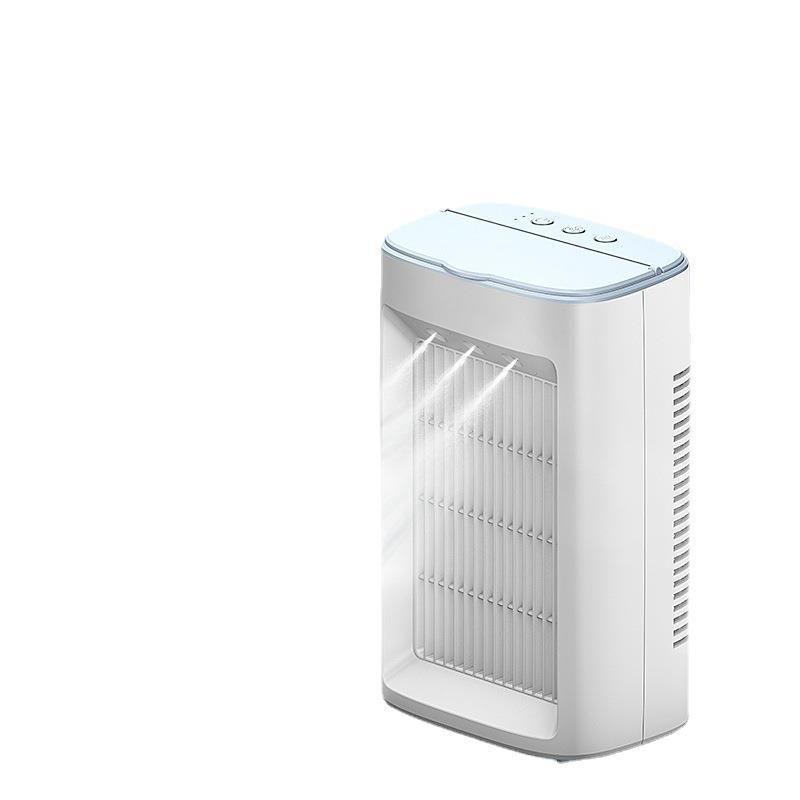 New household spray cooling fan, mini spray cooling fan, desktop small air conditioner, humidifier, three-speed circulating air Item Picture