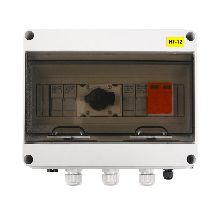 500V1000v Solar Pv Dc Bus Box Blown Fuse Surge Plastic Special Distribution Box Specification drawing
